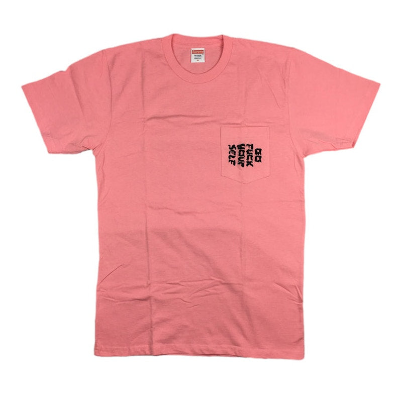 Supreme Go Fuck Yourself Pocket Tee Pink