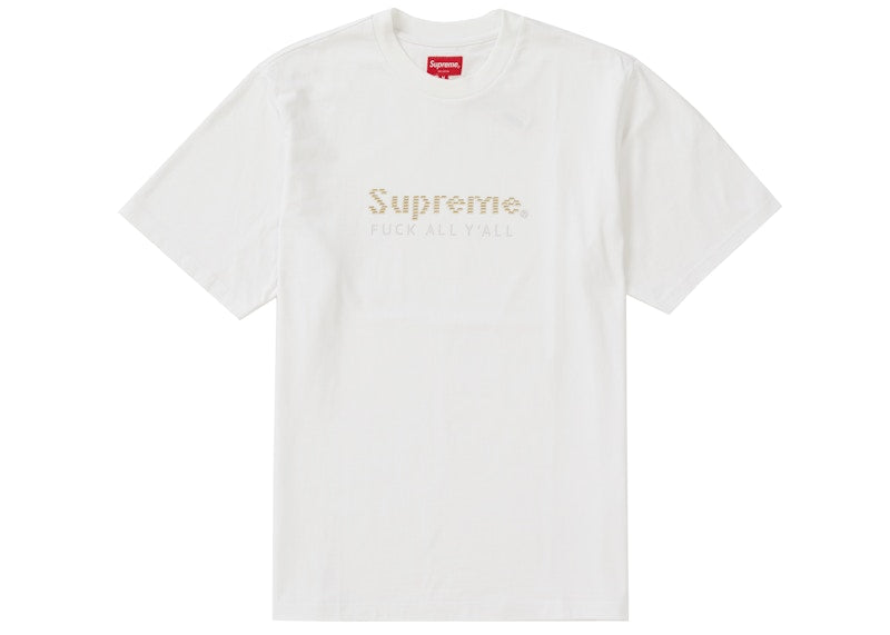 Supreme Gold Bars Tee White