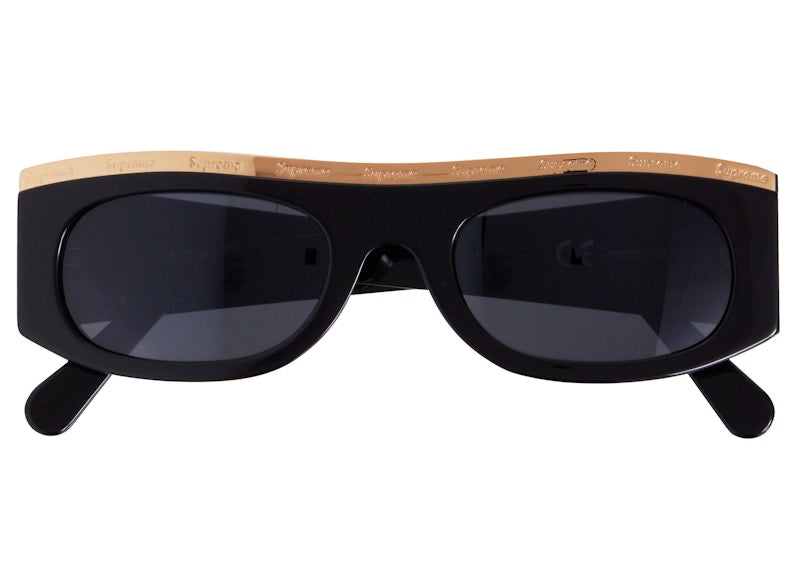 Supreme Goldtop Sunglasses Black