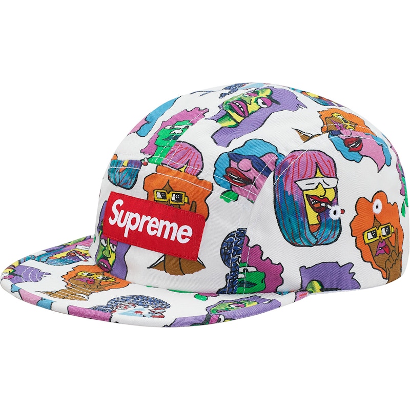 Supreme Gonz Heads Camp Cap White