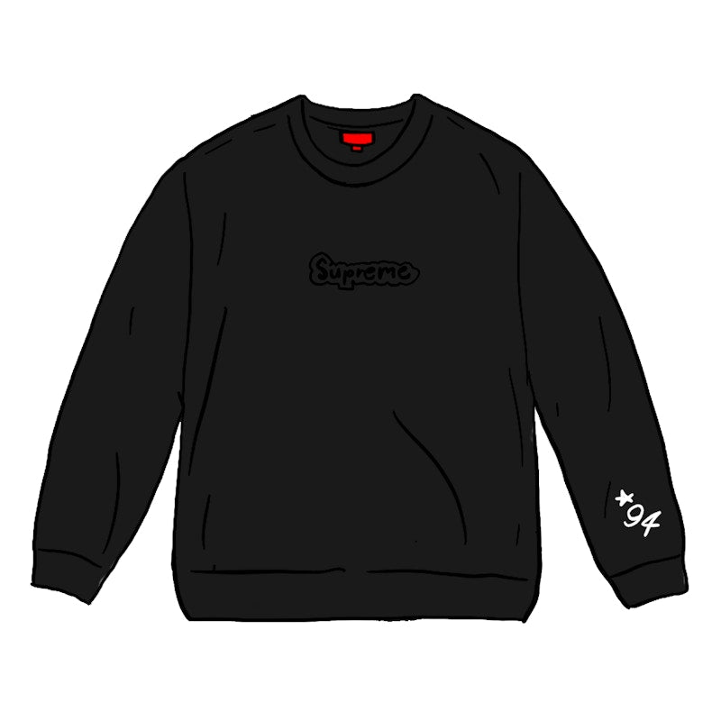 Supreme Gonz Logo Crewneck Black