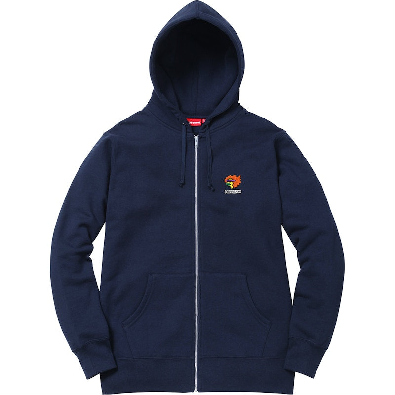 Supreme Gonz Ramm Zip Up Sweatshirt Navy
