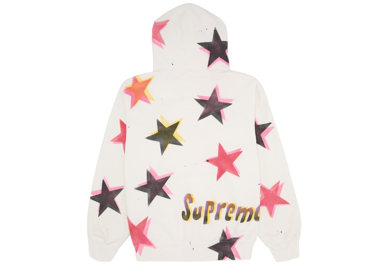 Supreme Gonz Stars Hooded Sweatshirt White