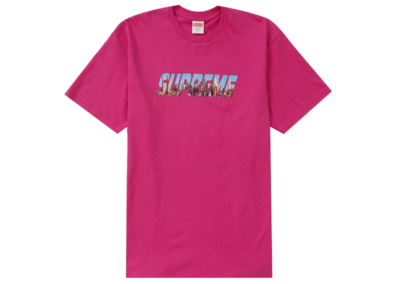 Supreme Gotham Tee Magenta