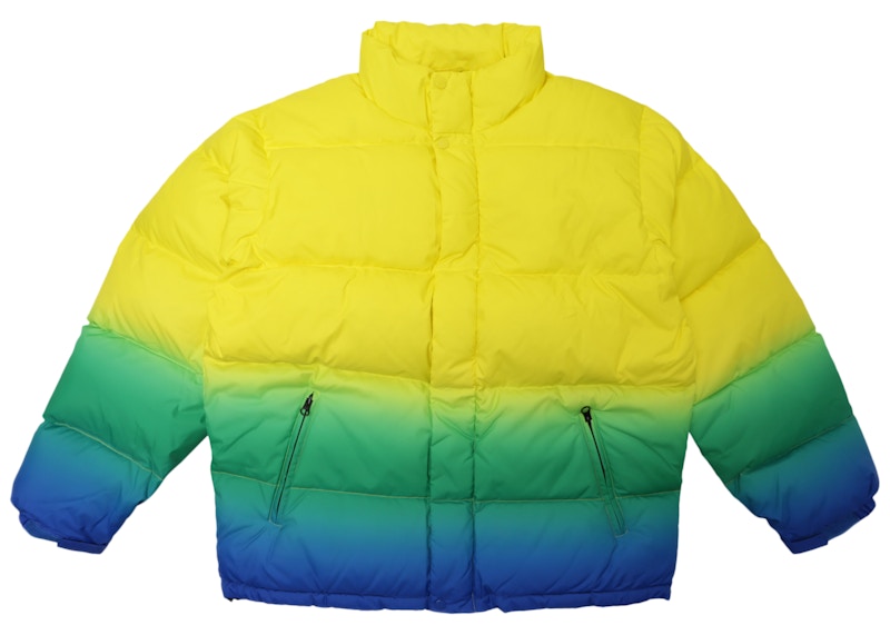 Supreme Gradient Puffy Jacket Yellow
