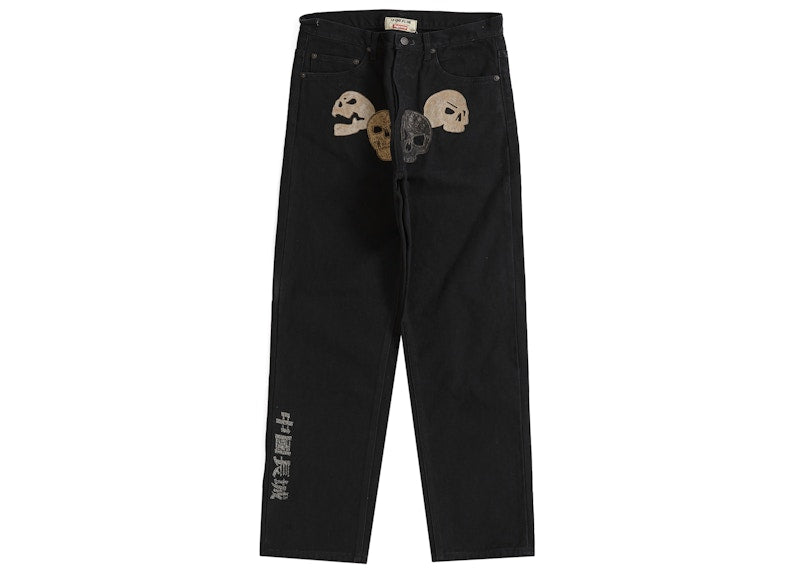 Supreme Great China Wall Canvas 5-Pocket Jean Black