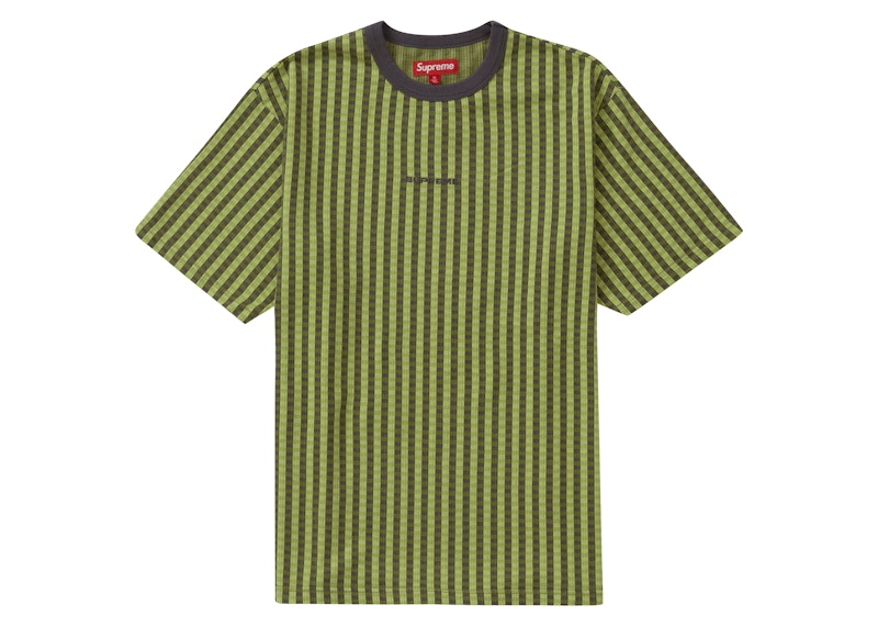 Supreme Grid Jacquard S/S Top (FW23) Green