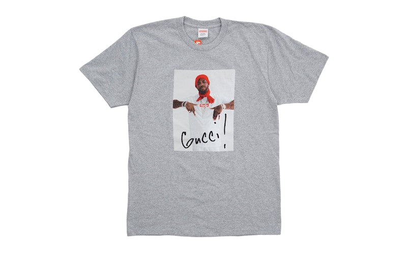 Supreme Gucci Mane Tee Grey