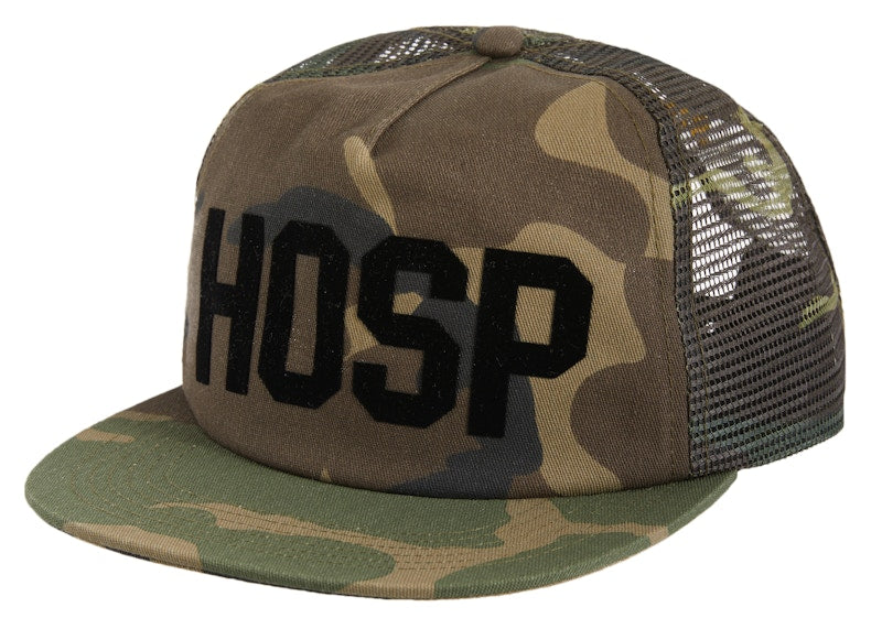 Supreme HOSP Mesh Back 5-Panel Woodland Camo