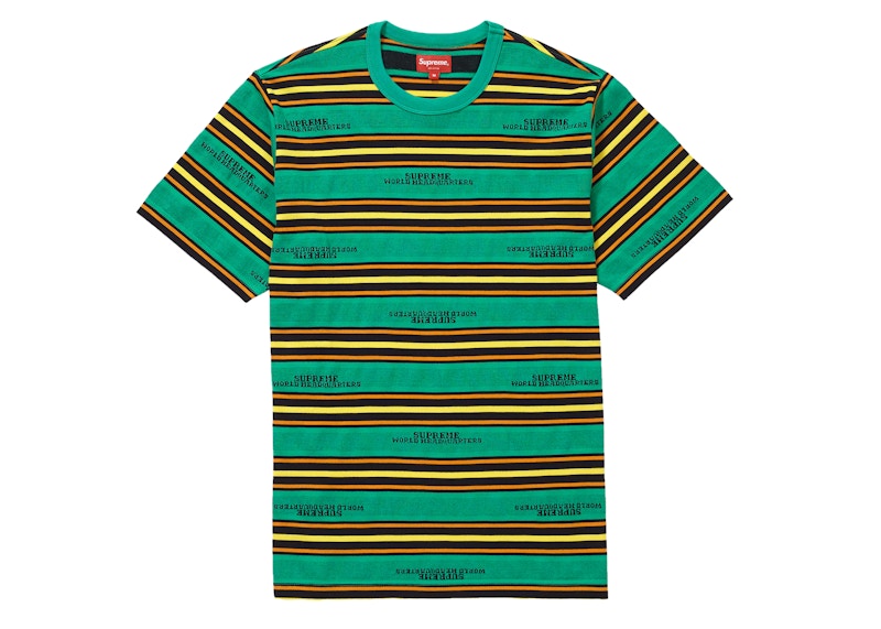 Supreme HQ Stripe S/S Top Green