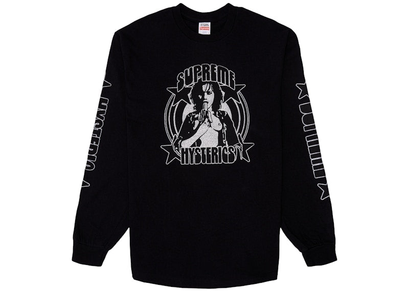 Supreme HYSTERIC GLAMOUR L/S Tee Black