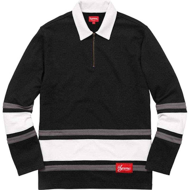 Supreme Half Zip Rugby Black