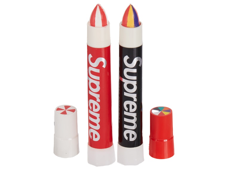 Supreme Hand Mixed Paint Stick (Set of 2) Multicolor