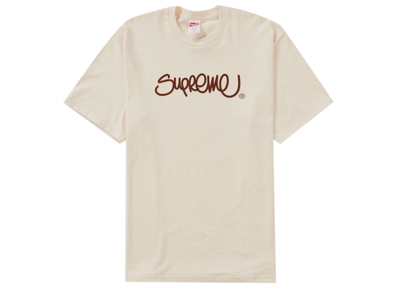 Supreme Handstyle Tee Natural