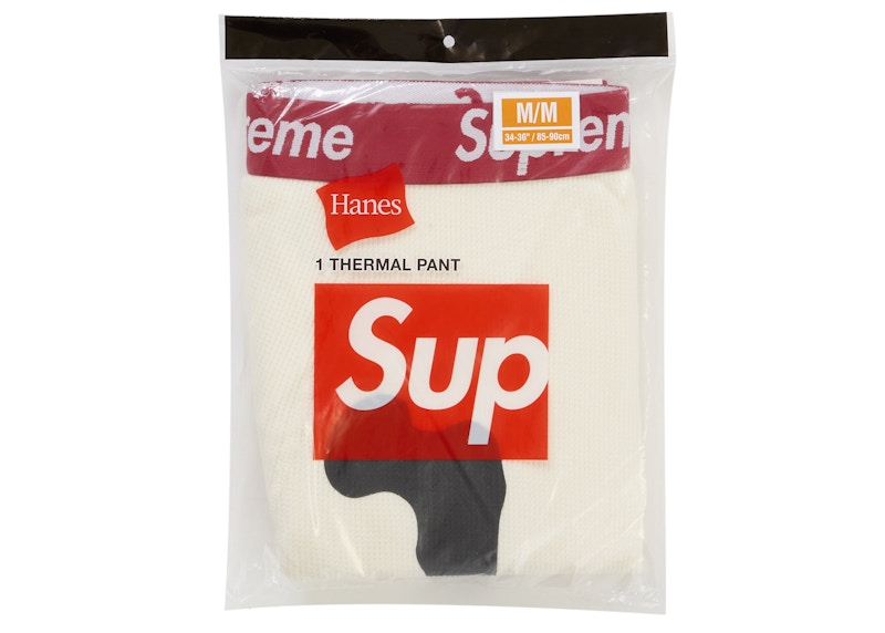 Supreme Hanes Bones Thermal Pant FW25 (1 Pack) White
