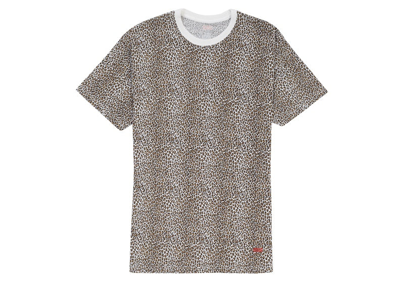 Supreme Hanes Leopard Tagless Tees (2 Pack) Leopard