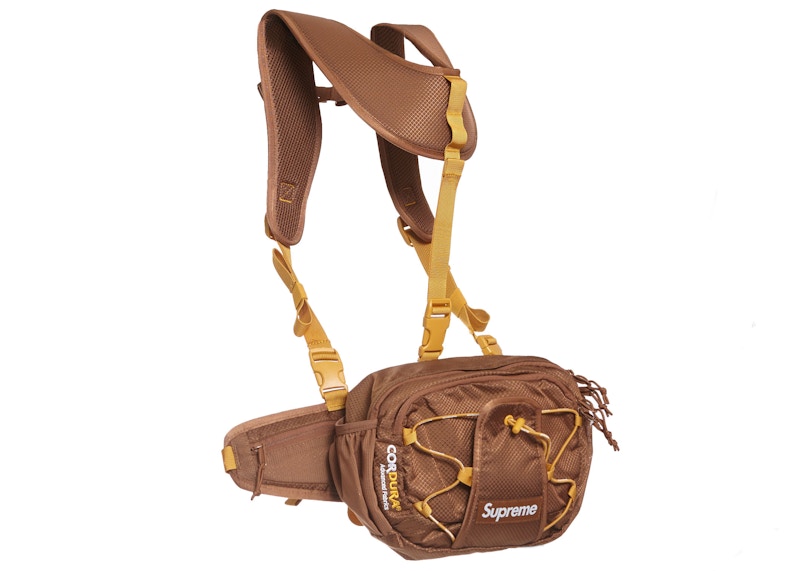 Supreme Harness Waist Bag Brown