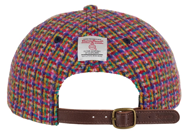 Supreme Harris Tweed 6-Panel Hat (FW25) Red