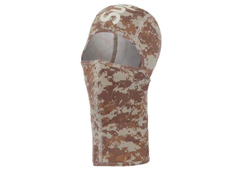 Supreme Heat Reactive Digi Camo Balaclava Brown