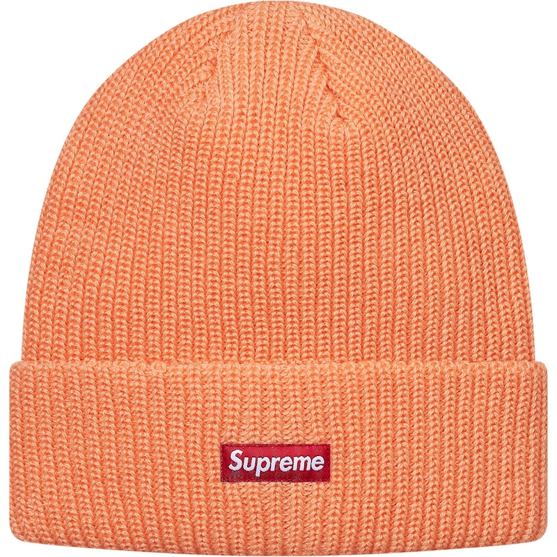 Supreme Heather Loose Gauge Beanie Heather Peach