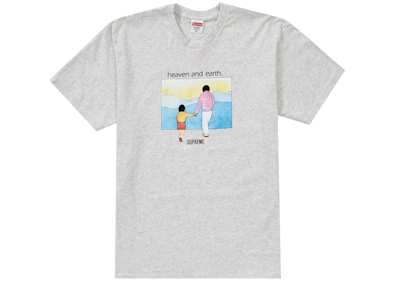 Supreme Heaven And Earth Tee Heather Grey