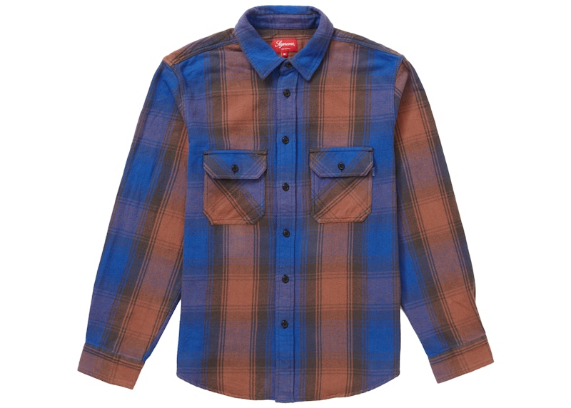Supreme Heavyweight Flannel Shirt Dusty Black