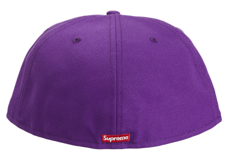 Supreme Hebrew New Era 59Fifty Fitted Cap Purple