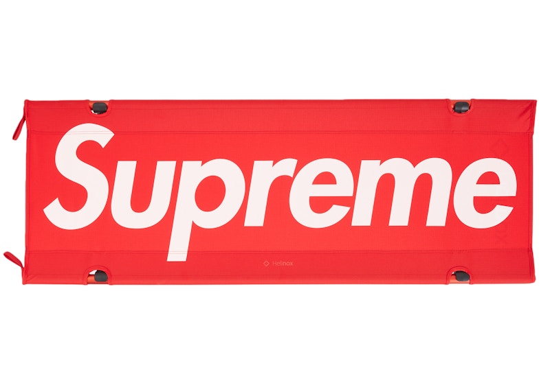 Supreme Helinox Bench One Red
