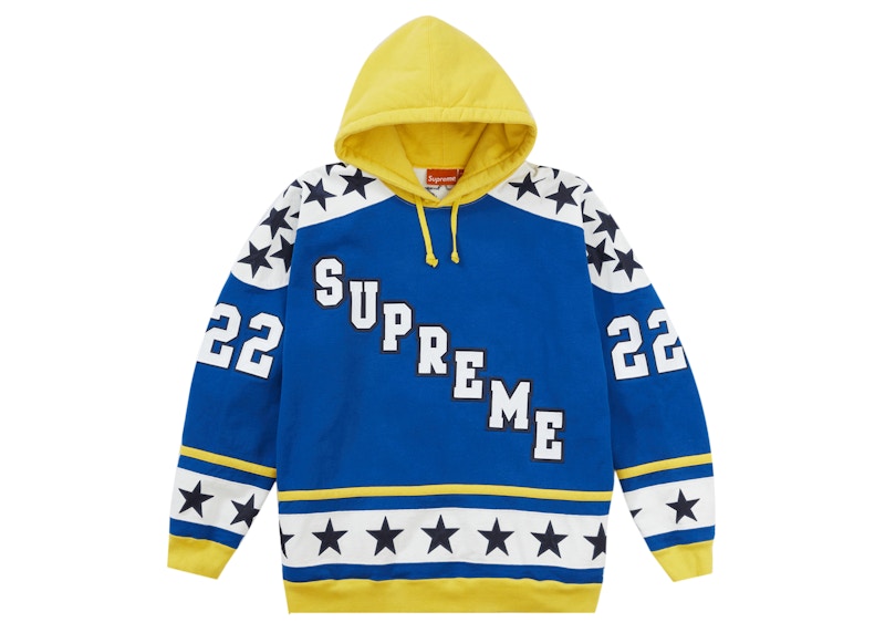 Supreme Hockey Hooded Sweatshirt (FW22) Royal