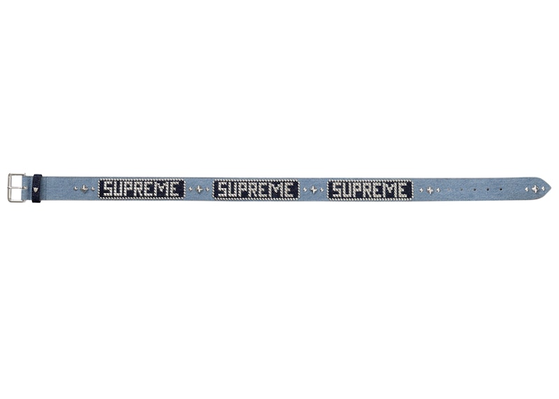 Supreme Hollywood Trading Company Studded Belt Denim