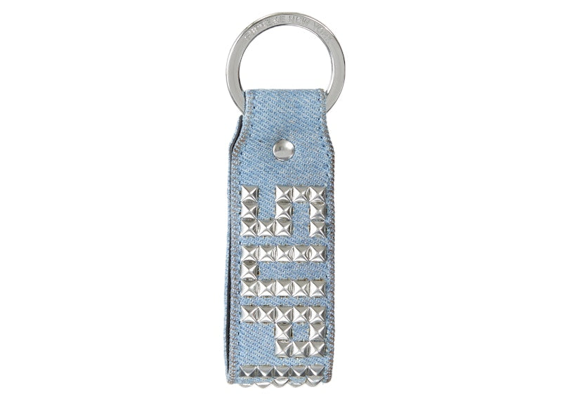 Supreme Hollywood Trading Company Studded Keychain Denim