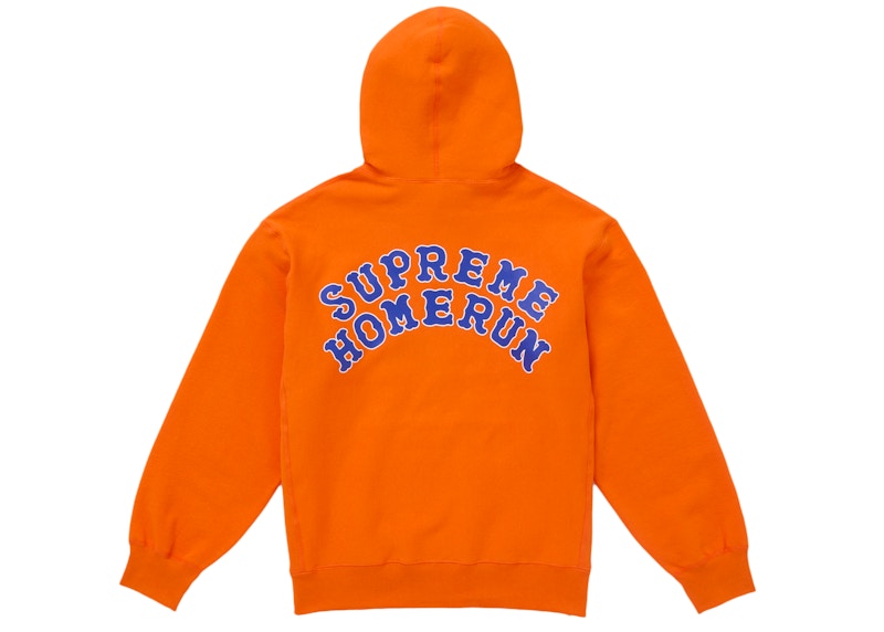 Supreme Homerun Hooded Sweatshirt Orange