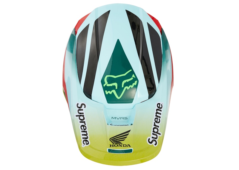 Supreme Honda Fox Racing V1 Helmet Moss