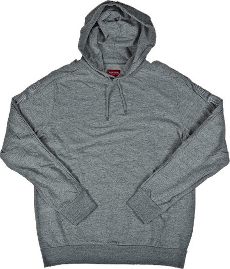 Supreme Hooded Sleeve Stripe Top Grey