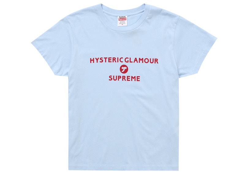 Supreme Hysteric Glamour Baby Tee Light Blue