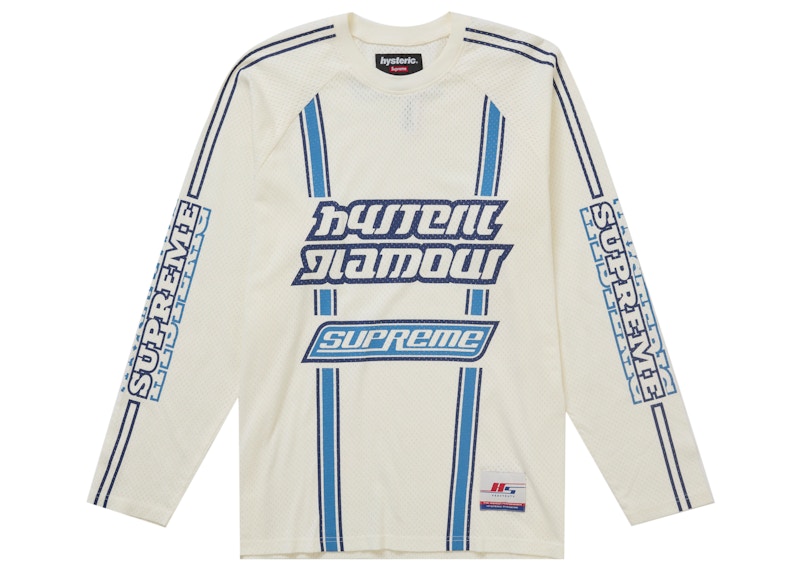 Supreme Hysteric Glamour Mesh L/S Top White