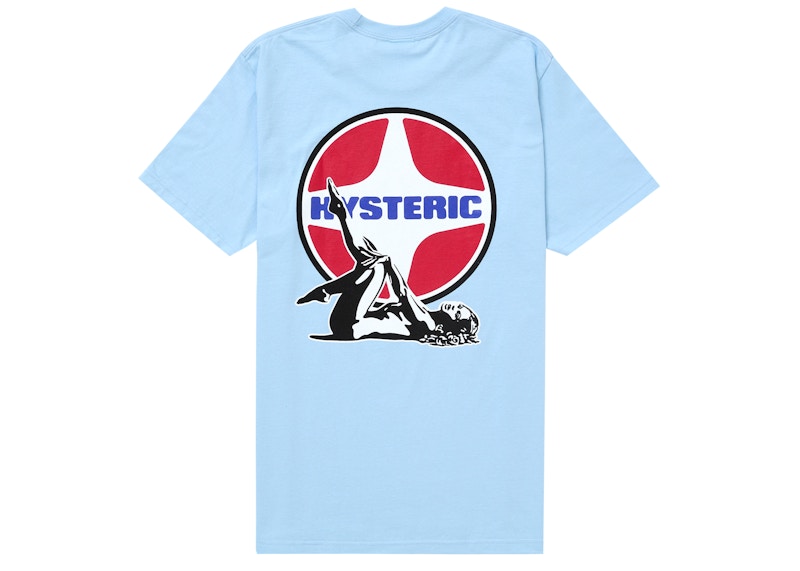 Supreme Hysteric Glamour Pin Up Tee Light Blue