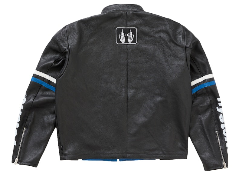 Supreme Hysteric Glamour Vanson Leather Jacket Black