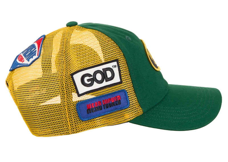 Supreme Hysteric Glamour Vanson Leather Mesh Back 6-Panel Green