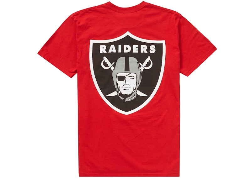 Supreme NFL x Raiders x '47 Pocket Tee Red