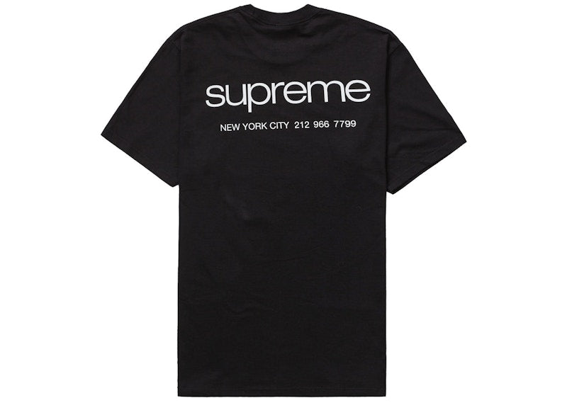 Supreme NYC Tee Black