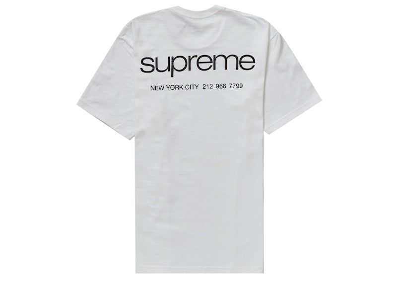 Supreme NYC Tee White