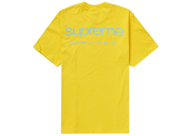Supreme NYC Tee Yellow
