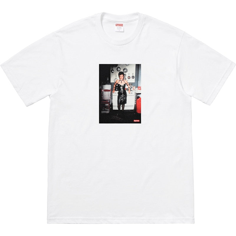 Supreme Nan Goldin Nan as a dominatrix Tee White