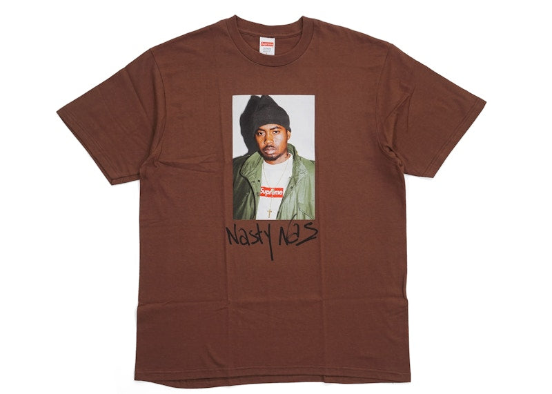 Supreme Nas Tee Brown