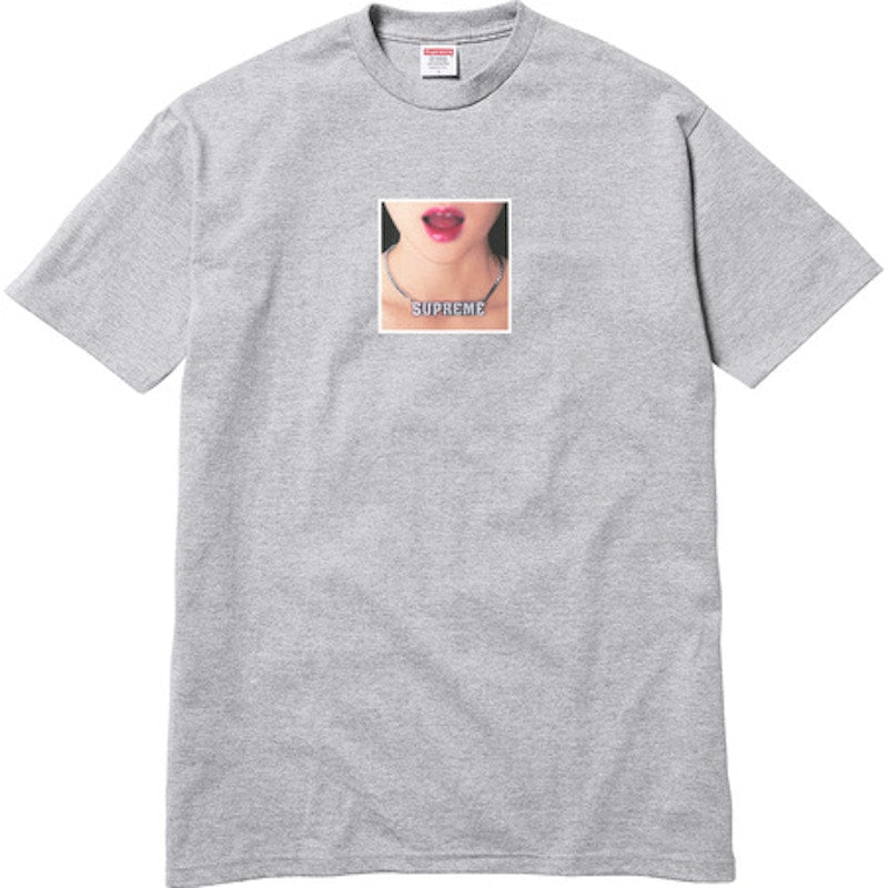 Supreme Necklace Tee Heather Grey