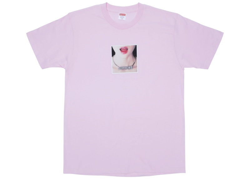 Supreme Necklace Tee Light Pink