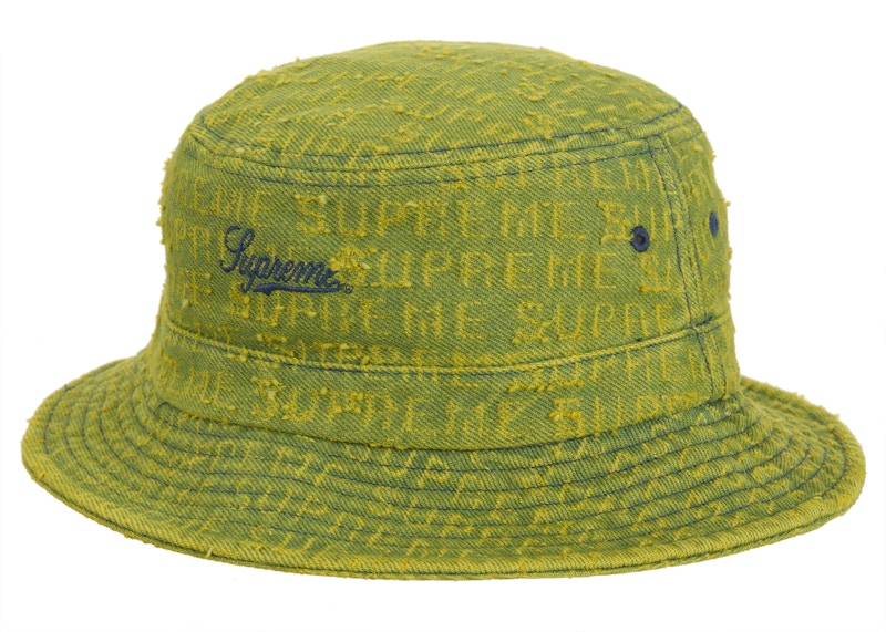 Supreme Needle Punch Denim Crusher Green