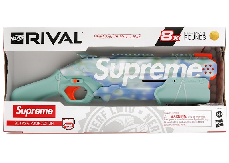 Supreme Nerf Rival Takedown Blaster Blue