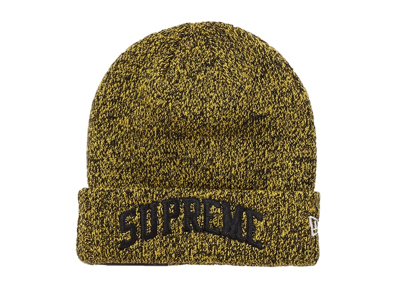 Supreme New Era Arc Logo Beanie Yellow